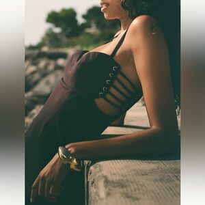 Maeve Sleeveless Corset Slim Knee-length dress